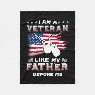 Cobertor De Velo Sou Veterano Como Meu Pai Antes De Mim Veterano