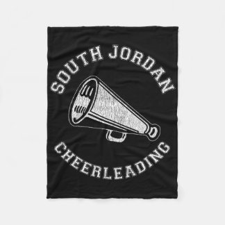 Cobertor De Velo South Jordan Cheer Distressed Retro 90's Cheerlead