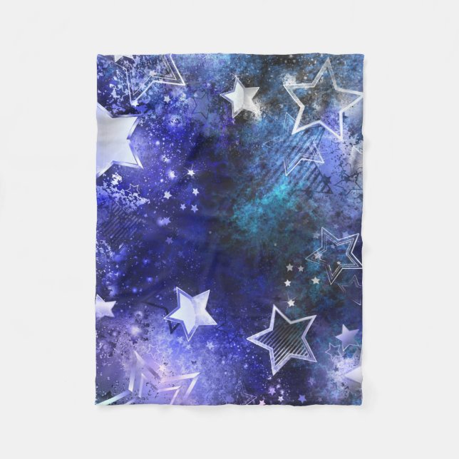 Cobertor De Velo Space Background with Stars (Frente)