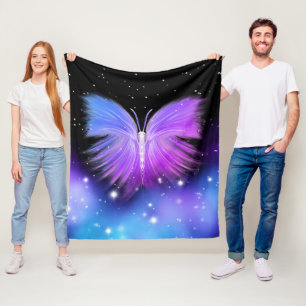 Cobertor De Velo Space Fantasy Butterfly Cosmmic