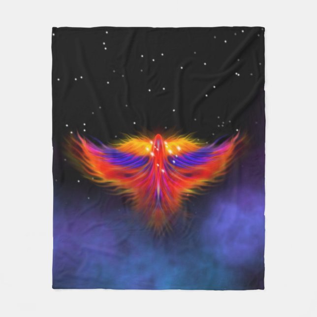Cobertor De Velo Space Phoenix Nebula (Frente)