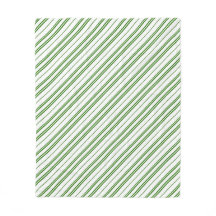 Spearmint Candy Cane Christmas Stripes