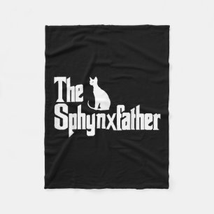 Cobertor De Velo Sphynxdad Engraçada Pai De Gato Homens Sphynx Lo