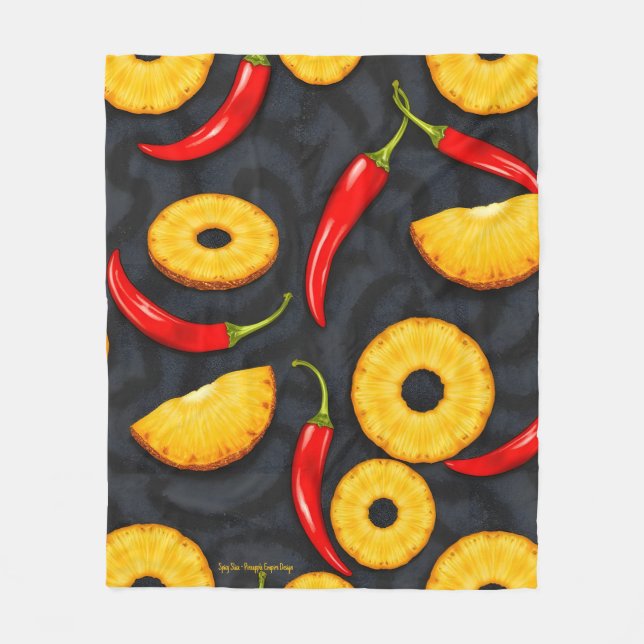 Cobertor De Velo Spicy Slice - Pineapple Empire Design (Frente)