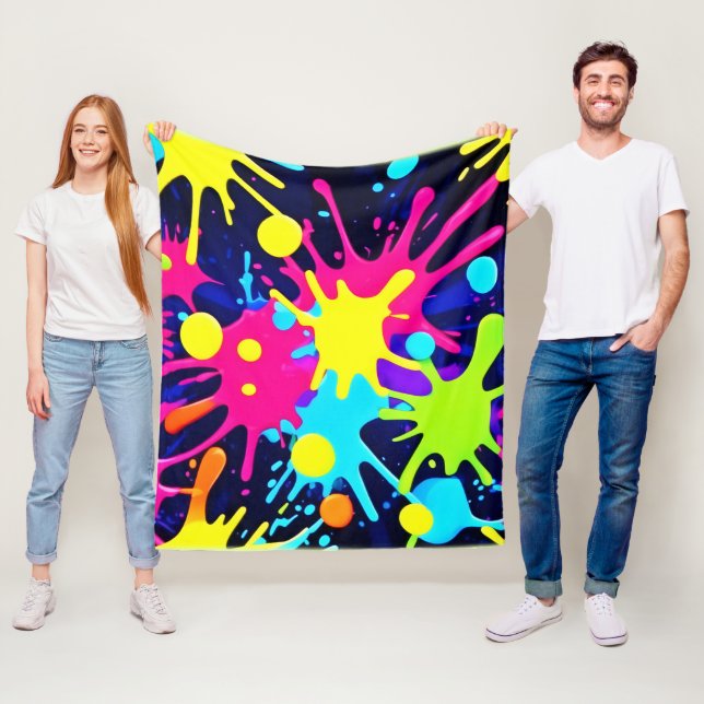Cobertor De Velo Splash de Cores Vibrante (In Situ)