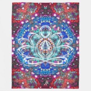 Cobertor De Velo Splendorous Zen Lotus