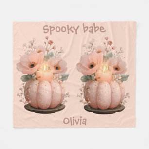 Cobertor De Velo Spooky Babe Pumpkin para Meninas