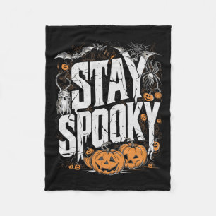 Cobertor De Velo Spooky Cotação Halloween Beber Café Engraçado Roup