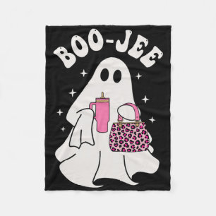 Cobertor De Velo Spooky Season Cute Ghost Halloween Costume Boo-jee