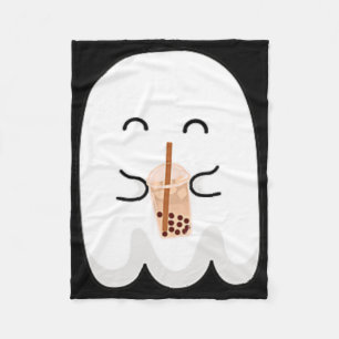 Cobertor De Velo Spooky Season Cute Pequeno Fantasma Boby Tea Hallo
