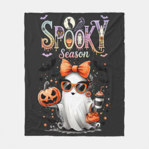Cobertor De Velo Spooky Season Iridescente Halloween