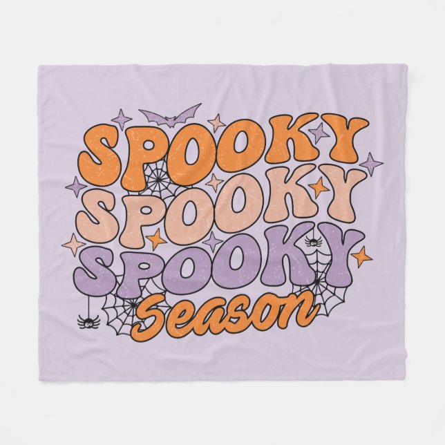 Cobertor De Velo Spooky Spooky Season (Frente (Horizontal))