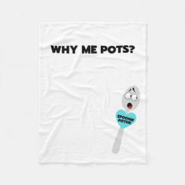 Cobertor De Velo Spoonie Potsie Fleece Blanket