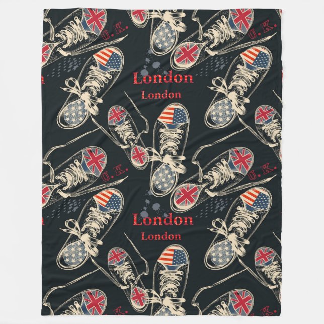 Cobertor De Velo Sports Boots Fashion Pattern  (Frente)