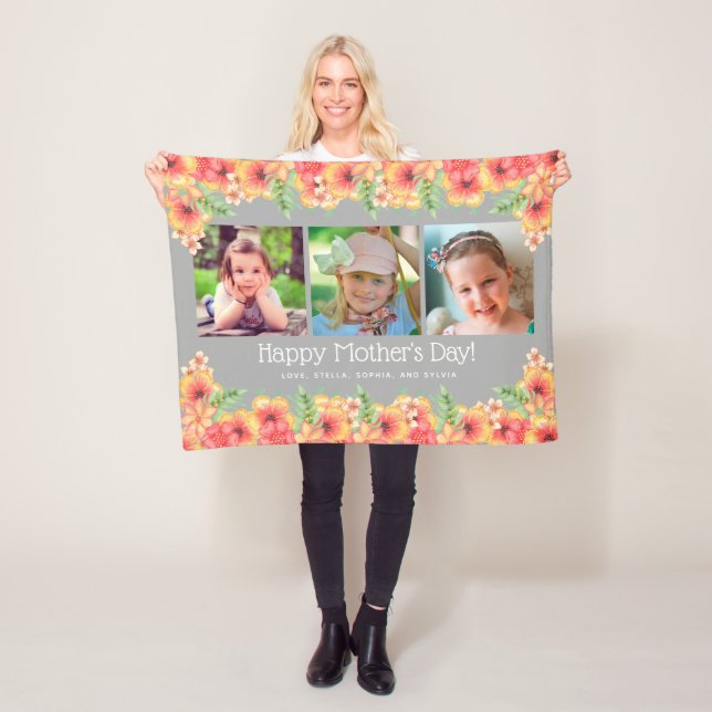 Cobertor De Velo Spring Flowers 3 Fotografias Dia de as mães (In Situ)