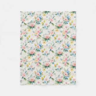 Cobertor De Velo spring garden pastel florals