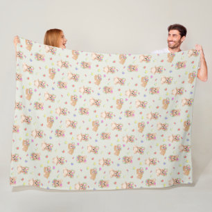 Cobertor De Velo Spring teddy bear