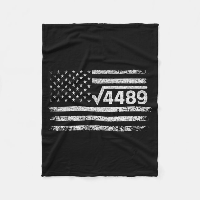 Cobertor De Velo Square Root 4489 Slang Math Teacher Six Seven 6 7  (Frente)