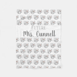 Cobertor De Velo Sra. contratada Futuro Noiva Anel