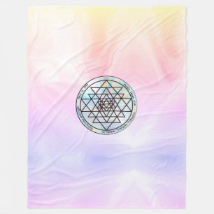 Cobertor De Velo Sri Yantra – Talismã de Proteção Personalizável