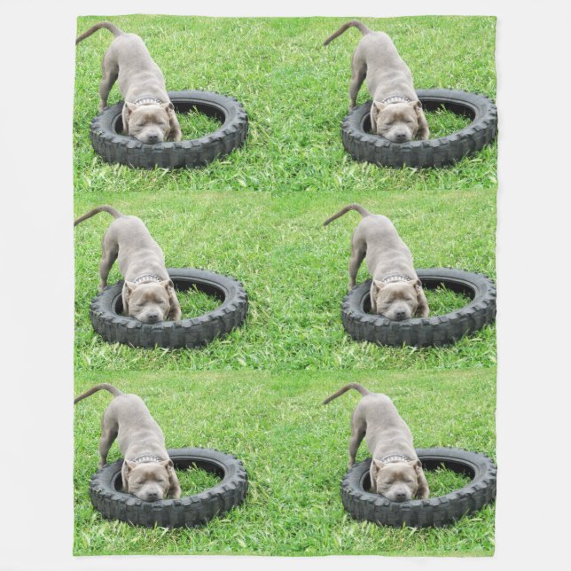 Cobertor De Velo Staffy Playtime Grande Flórida. (Frente)