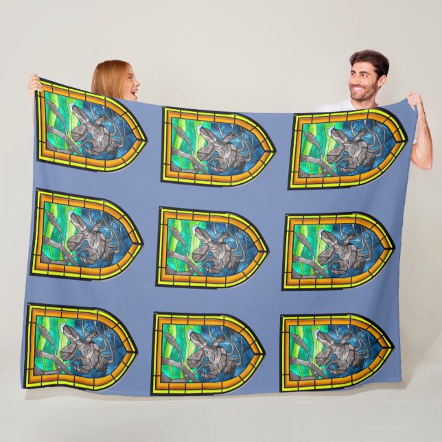 Cobertor De Velo Stainer Glass Kraken (In Situ)