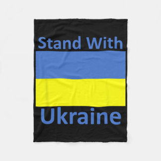 Cobertor De Velo Stand With Ukraine