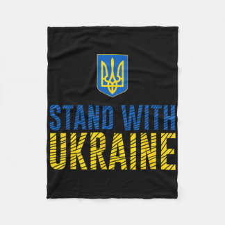 Cobertor De Velo Stand With Ukraine - Ukrainian Strength