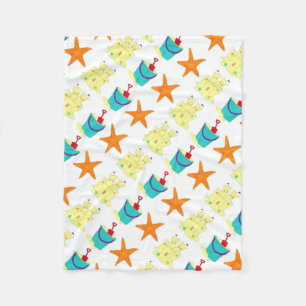 Cobertor De Velo Starfish Sand Toys Castle Shovel Beach