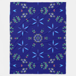 Cobertor De Velo Starlit Kaleidoscope