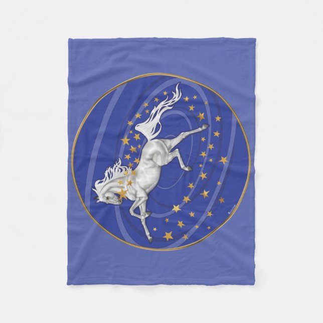 Cobertor De Velo Starry Mare Small Fleece Blanket (Frente)