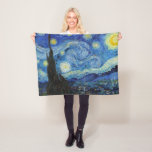 Cobertor De Velo Starry Night, Vincent van Gogh<br><div class="desc">Vincent Willem van Gogh (30 de março de 1853 - 29 de julho de 1890) foi um pintor holandês impressionista poste que se encontra entre as figuras mais famosas e influentes da história da arte ocidental. Em pouco mais de uma década, criou cerca de 2.100 trabalhos de arte, incluindo cerca...</div>