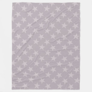 Cobertor De Velo Stars Elegante Cor Roxa Criativa Moderna Bonito