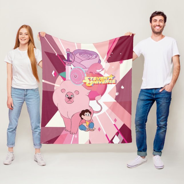 Cobertor De Velo Steven Universe | Rosa Quartz Legado (In Situ)