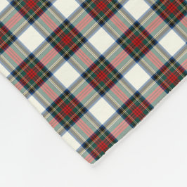 Cobertor De Velo Stewart Clan White e Red Formal Dress Tartan