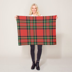Cobertor De Velo Stewart Royal Tartan.