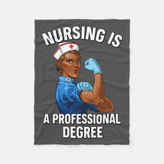 Cobertor De Velo Still A Nurse Still Professional Nurse Pride Nurse (Frente)