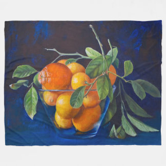 Cobertor De Velo Still Life with Lemons and Orange Branch