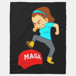 Cobertor De Velo Stomp MAGA Fleece Blanket