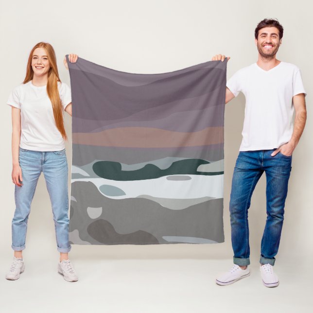 Cobertor De Velo Storm Sky Cloud Sea Waves Ocean Nature (In Situ)