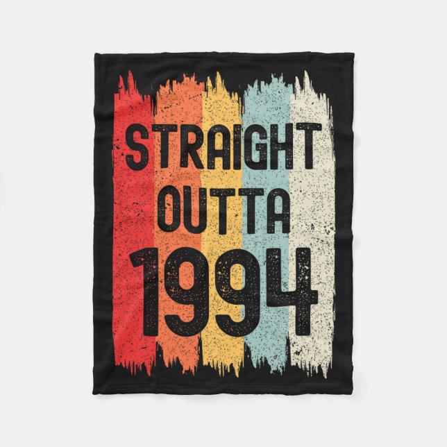 Cobertor De Velo Straight Outta 1994 Funny Retro Birthday Awesome S (Frente)