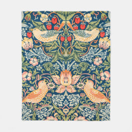 Cobertor De Velo Strawberry Thief (por William Morris)