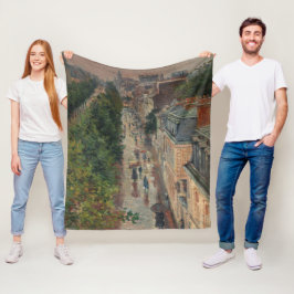 Cobertor De Velo Street Scene em Paris, França (por Maximilien Luce