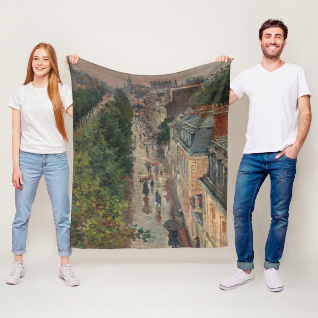 Cobertor De Velo Street Scene em Paris, França (por Maximilien Luce (In Situ)