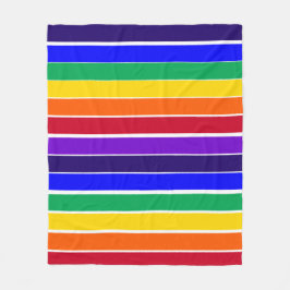 Cobertor De Velo Stripes Arco-íris