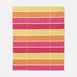 Cobertor De Velo Stripes Coloridas