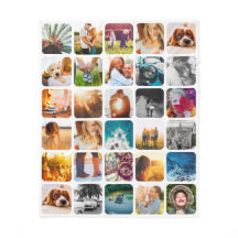 Sua Colagem em Praça Solta de 30 Fotos em Branco