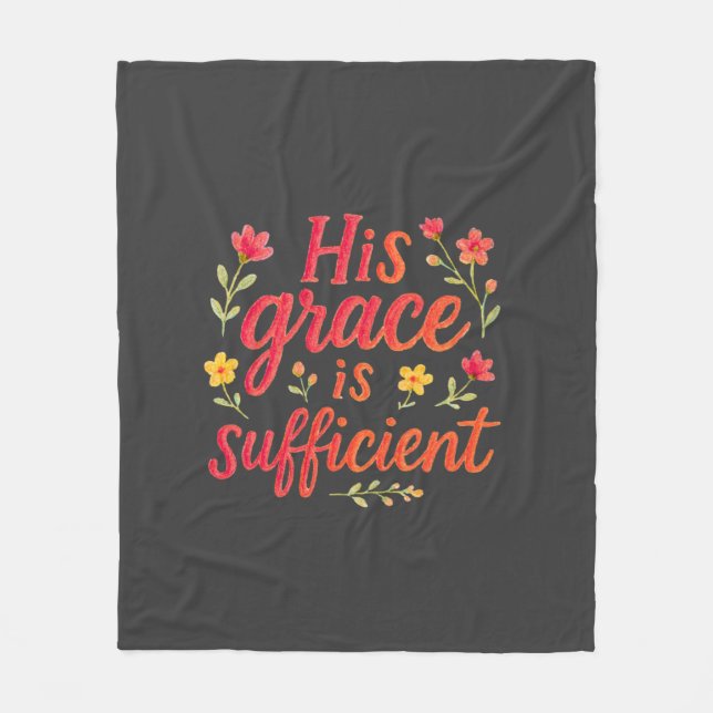 Cobertor De Velo Sua Graça é suficiente (Frente)