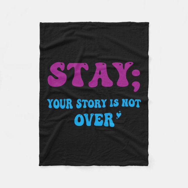 Cobertor De Velo Sua História Não Acabou De Estar Prevenção Suicida (Frente)