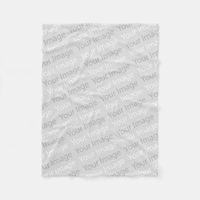 Cobertor De Velo Sua Imagem Fleece Blanket (Frente)